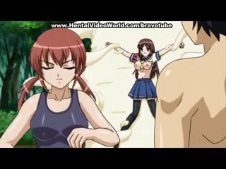 Cute legal age teenager girls in anime hentai episodes